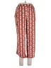 Anybody Print Red Casual Pants Size L - photo 1
