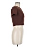 Popular 21 Brown Short Sleeve Turtleneck Size M - photo 4