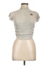 Assorted Brands Gray Short Sleeve Turtleneck Size L - photo 1