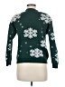 Unbranded 100% Polyester Stars Green Pullover Sweater Size M - photo 2