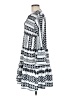 Unbranded 100% Polyester Print White Casual Dress Size M - photo 5
