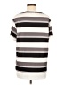 Shein Stripes Silver Short Sleeve T-Shirt Size M - photo 2