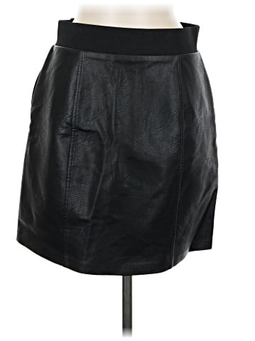 Vero Moda Faux Leather Skirt (view 1)