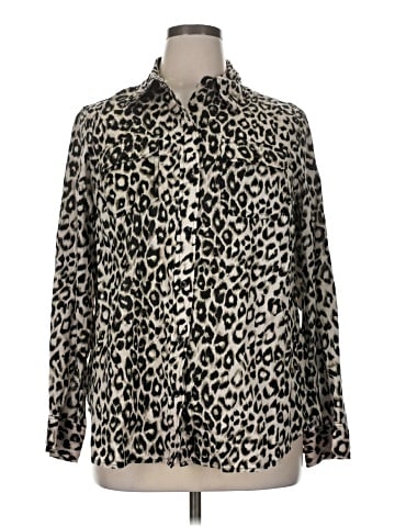 Jones New York Sport Long Sleeve Button-Down Shirt (view 1)