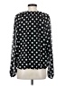 Evereve 100% Polyester Polka Dots Black 3/4 Sleeve Blouse Size S - photo 2