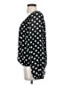 Evereve 100% Polyester Polka Dots Black 3/4 Sleeve Blouse Size S - photo 5