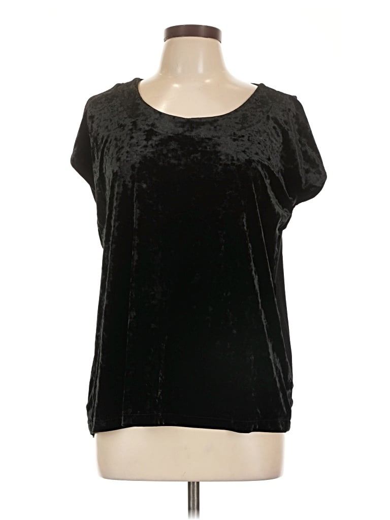 Pre-owned B Collection By Bobeau Short Sleeve T-shirt In Black