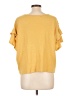 Ginger G. Yellow Short Sleeve Top Size L - photo 2