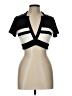 Robin Piccone Black Short Sleeve Top Size L - photo 1