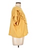 Ginger G. Yellow Short Sleeve Top Size L - photo 4