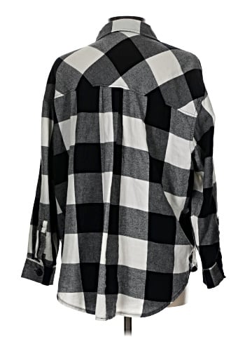 New Look Long Sleeve Button-Down Shirt (view 2)