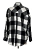 New Look 100% Cotton Checkered-gingham Black Long Sleeve Button-Down Shirt Size 12 (petite) - photo 2