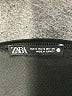 Zara 100% Polyester Black 3/4 Sleeve T-Shirt Size S - photo 7