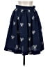 Pepaloves Hearts Blue Casual Skirt Size XS - photo 1