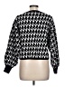 APRICOT 100% Viscose Houndstooth Black Pullover Sweater Size L - photo 2