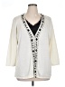 R.Q.T 100% Acrylic Ivory Kimono Size 1X - photo 1