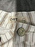 OAT Stripes Ivory Casual Pants Size 0 - photo 6