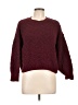 Assorted Brands Solid Burgundy Pullover Sweater Size L - photo 1