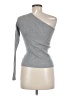 Cotton Candy LA 100% Viscose Gray Long Sleeve Top Size Med - Lg - photo 2