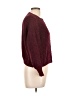 Assorted Brands Solid Burgundy Pullover Sweater Size L - photo 4