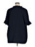 Unbranded 100% Polyester Blue Short Sleeve Blouse Size 1X - photo 2