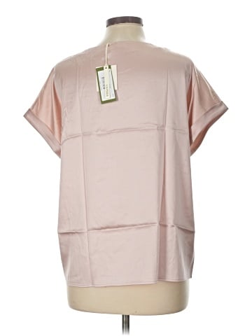 LILYSILK Short Sleeve Silk Top (view 2)