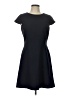 dalia Solid Black Casual Dress Size 10 - photo 1