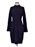 Etcetera Solid Blue Casual Dress Size S - photo 1