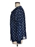 Talbots Polka Dots Blue Long Sleeve Blouse Size M - photo 5