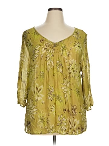 Soft by Avenue 3/4 Sleeve Blouse (view 1)