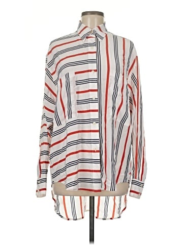 Tome Long Sleeve Silk Top (view 1)