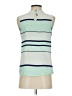 0+0 exclusively for Stitch Fix 100% Polyester Teal Sleeveless Blouse Size S - photo 2
