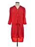 Glam 100% Polyester Red Casual Dress Size S - photo 1
