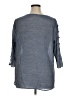 Como Blu Blue 3/4 Sleeve Blouse Size 1X - photo 2