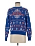 Unbranded 100% Polyester Print Blue Pullover Sweater Size S - photo 1