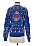 Unbranded 100% Polyester Print Blue Pullover Sweater Size S - photo 2