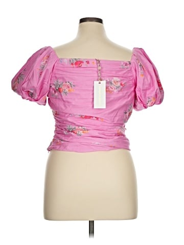 LoveShackFancy Short Sleeve Blouse (view 2)