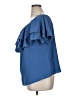 Jennifer Lopez 100% Polyester Blue Short Sleeve Blouse Size XL - photo 5