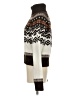 Established Print Brown Pullover Sweater Size S - photo 5