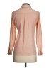 Ann Taylor 100% Polyester Solid Tan Long Sleeve Blouse Size XS - photo 2