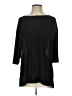 Zara 100% Polyester Black 3/4 Sleeve T-Shirt Size S - photo 1