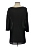 Zara 100% Polyester Black 3/4 Sleeve T-Shirt Size S - photo 2