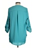 Zenana Premium 100% Polyester Teal 3/4 Sleeve Blouse Size S - photo 2