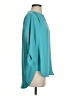 Zenana Premium 100% Polyester Teal 3/4 Sleeve Blouse Size S - photo 4