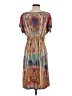 Unbranded Paisley Tan Casual Dress Size S (estimated) - photo 2