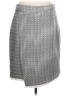 Brooks Brothers Chevron-herringbone Gray Formal Skirt Size 12 - photo 1