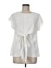 Assorted Brands Ivory Short Sleeve Blouse Size M - photo 1