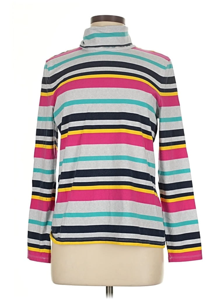 Pre-owned Talbots Outlet Long Sleeve Turtleneck In Pink