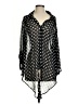 Sara Michelle 100% Polyester Polka Dots Black 3/4 Sleeve Blouse Size 2 - photo 1