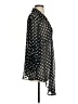 Sara Michelle 100% Polyester Polka Dots Black 3/4 Sleeve Blouse Size 2 - photo 4